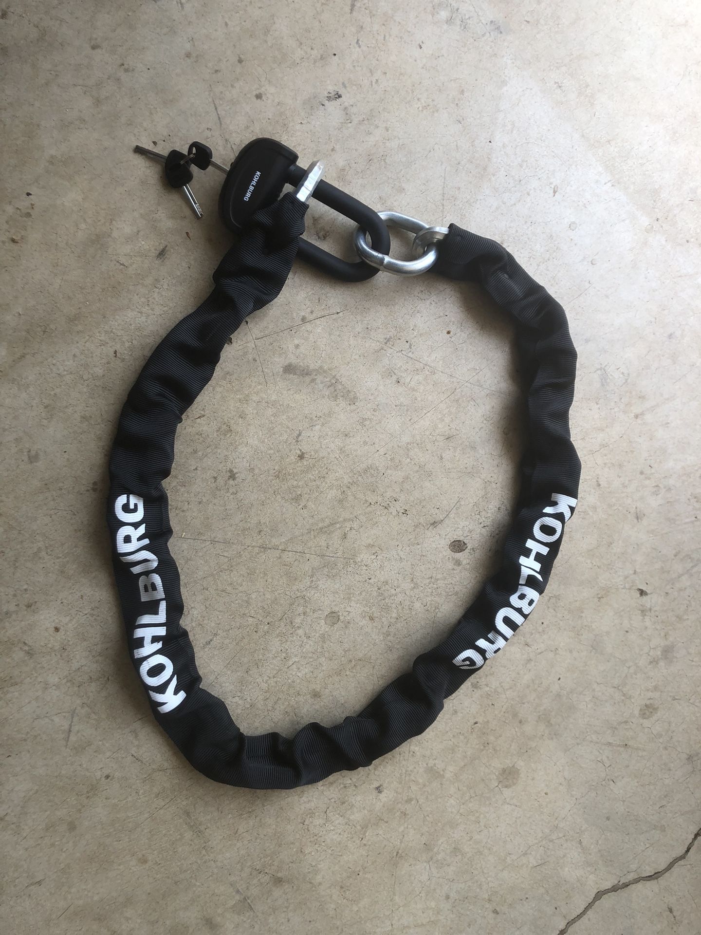 Kohlburg Motorcycle Chain With Lock