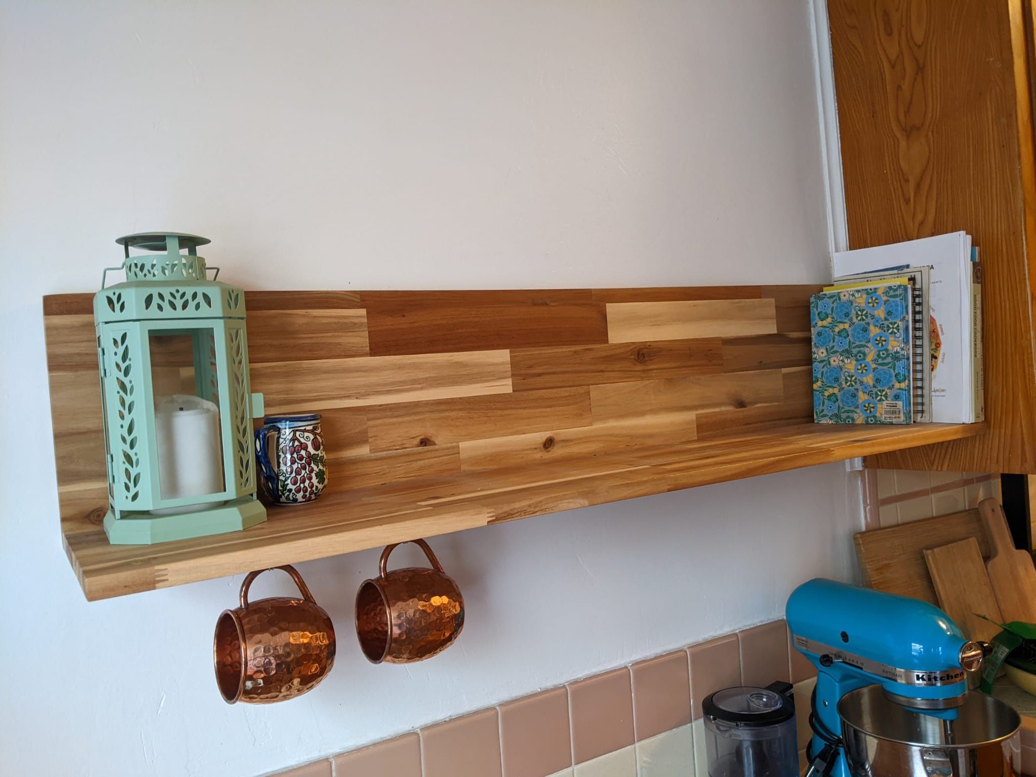 IKEA SKOGSTA Wall Shelf Solid Acacia Wood 40 OBO for Sale in San