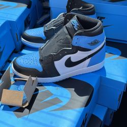 Jordan 1 UNC TOE Men Sizes 7.5 8 8.5 9 9.5 10 10.5 11 11.5 12 12.5 13 14 Brand New 