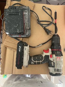 Porter Cable Drill Set + Milwaukee Bits