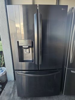 Refrigerator Lg Black Stainless