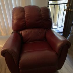 Genuine Leather Recliner 