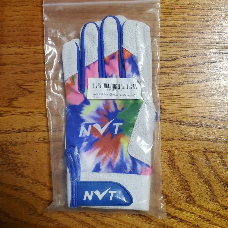 Tie Dye Batting Gloves Youth XL