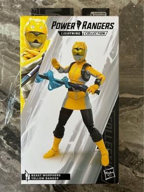 Beast Morphers Yellow Ranger 6" Action Figure Power Rangers Lightning Collection