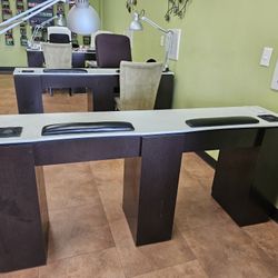 2 Double Nail Stations 