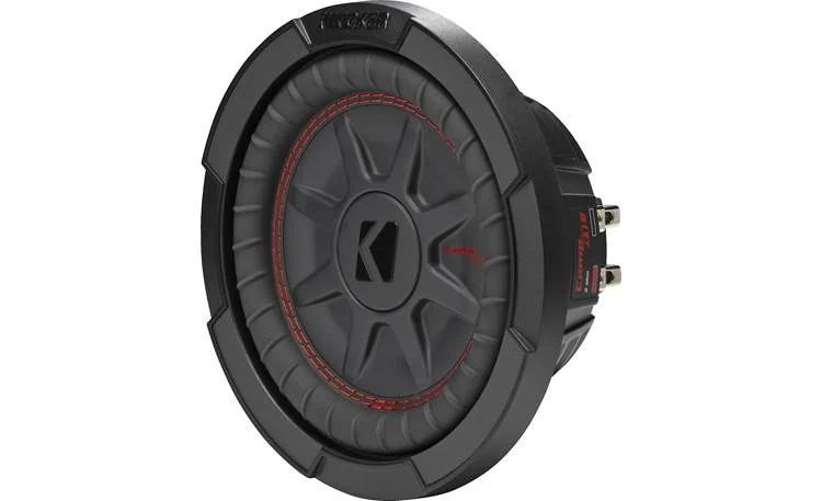 Kicker 48CWRT84 CompRT Series shallow-mount 8" subwoofer with dual 4-ohm voice coils