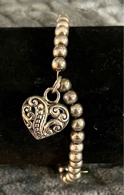vintage Brighton reversible charm ball bead stretch bracelet.