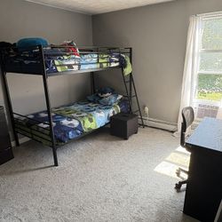 Twin Bunk Bed And Mattress 