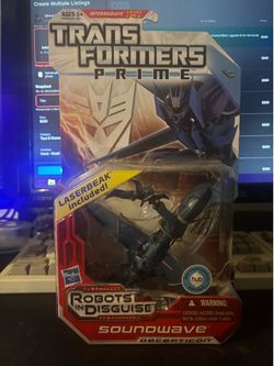 Transformers Prime Deluxe Soundwave
