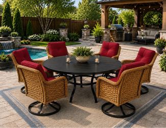 7 pcs new in box patio table set