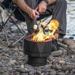 Outdoor Mobile Fireplace With Pellets