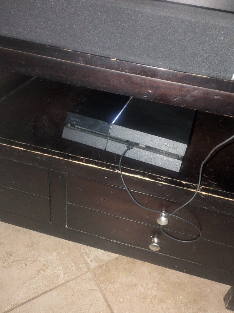 PS4 Pro With Controllers and Games