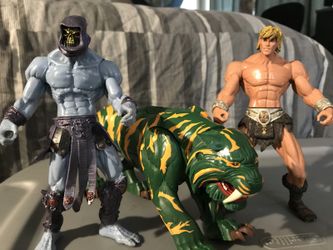 HeMan, Skeletor and Battle Cat