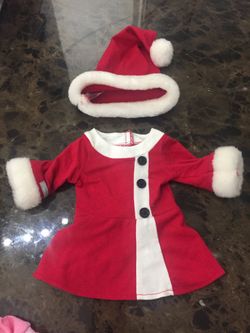 American girl doll Santa outfit