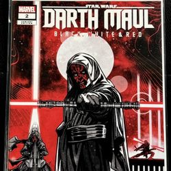 Star Wars: Darth Maul Black White & Red #2 Danny Earls Variant-NM