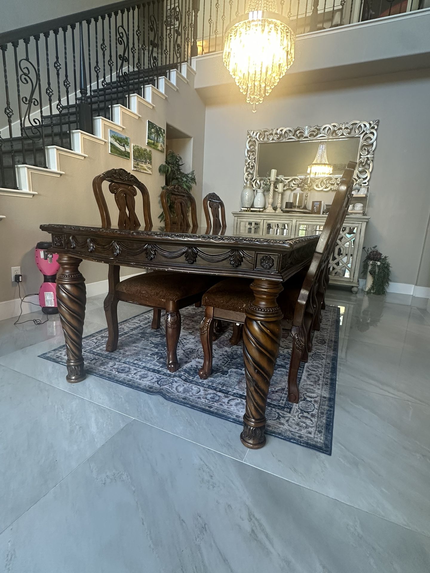 Dining Set Formal From Ashley’s 108jn-72in