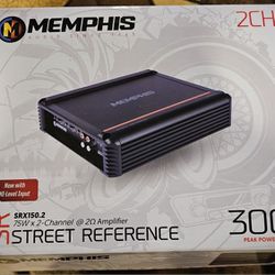 Memphis 2 Channel Amp Brand New