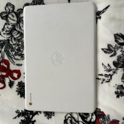 White Chromebook Laptop