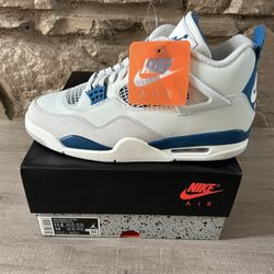 New DS Jordan 4 Retro Military Blue Size 11.5 Men