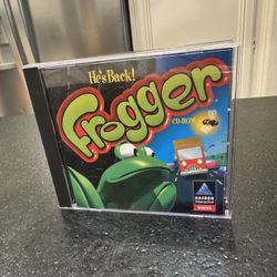 Vintage 1997 - Frogger CD-ROM PC Game for Windows 95 98 Complete