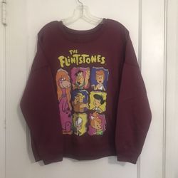 The Flintstones Maroon Sweatshirt 🪨 🦕   