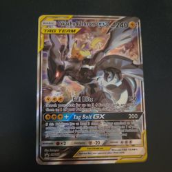 Pikachu And Zekrom Tag Team Pokémon Card