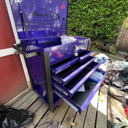 Mechanic Tool Storage Service Cart Blue Point Snap On 