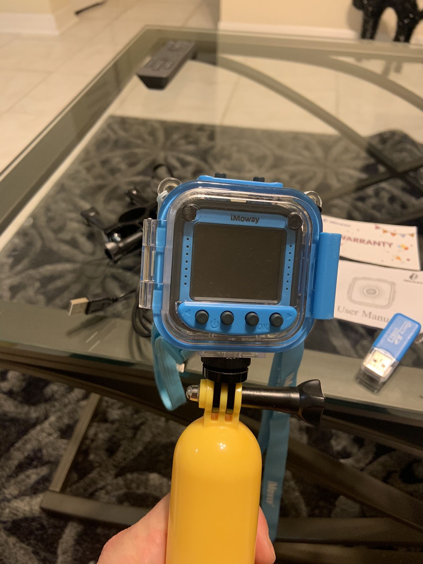 Underwater video camera With SD card