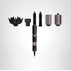 Shark Hair Dryer | FlexStyle Hair Styling System | Portable & Powerful Blow Dryer Brush | Hair Curler & Volumizer | 6 Styling Tools Included