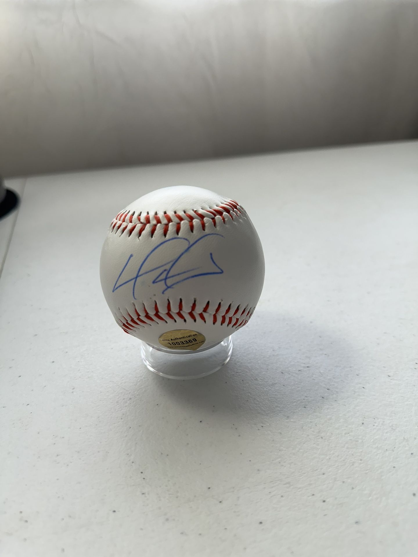 DAVID ORTIZ SIGNED BASEBALL AUTOGRAPHED W/COA - (Twins, Boston Red Sox) - 655