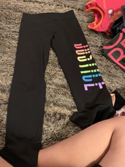 Justice leggings size 14