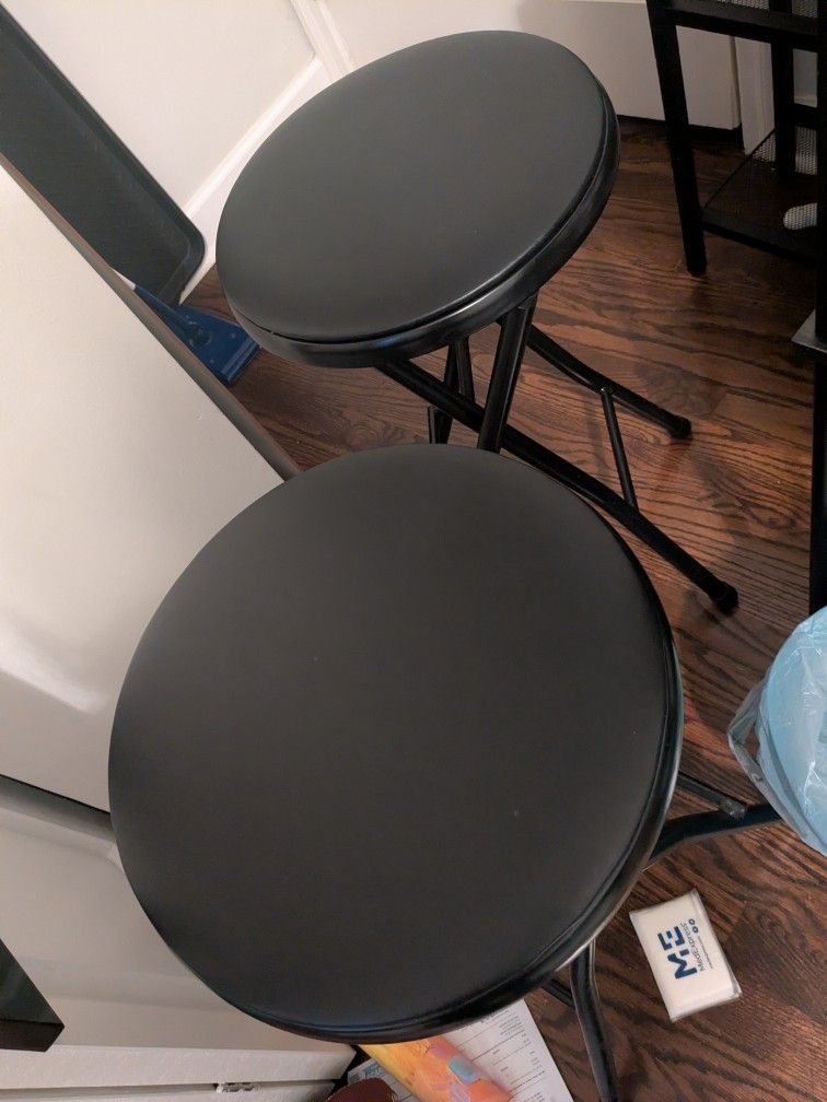 Black Stools In Excellent Condition. :)