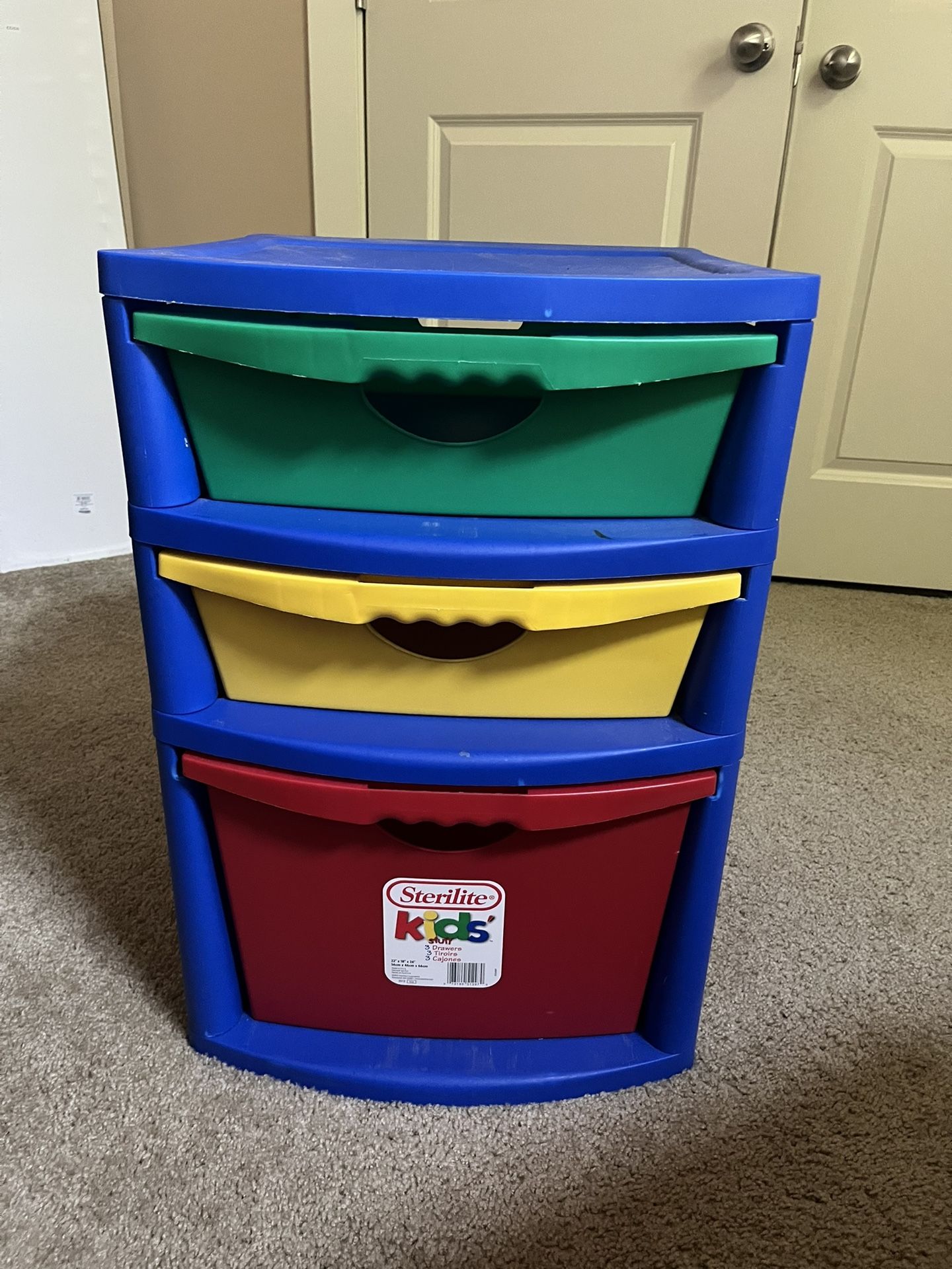 Kids 3 Drawer Storage