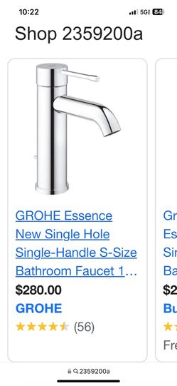 Groohe Single Hole Single Handle Bathroom Faucet 