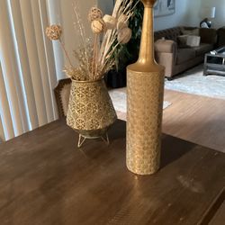 2 Vases Like New Both For $30