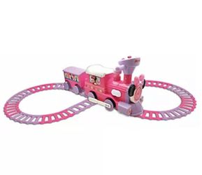 Kiddieland Minnie Mouse Ride-On Train with Caboose & Tracks