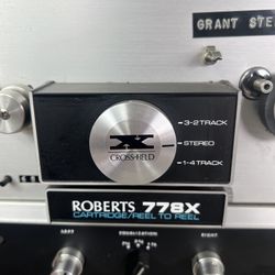 Vintage Roberts 778X Reel-to-Reel & 8 Track Player Recorder *Turns