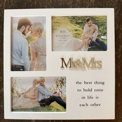Mr & Mrs Photo Frame - Free