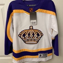 Los Angeles Kings Reverse Retro Brand New YOUTH S/M NHL Official Hockey Jersey