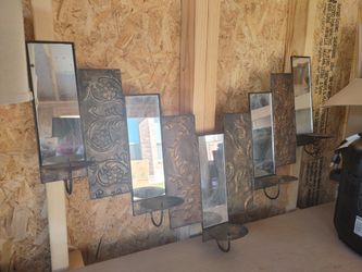 Mirror With Candle holders