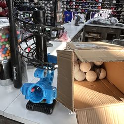 Baseball Shooter And Bat 