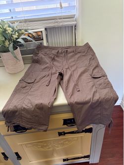 St. John's Bay Brown Cargo Capris