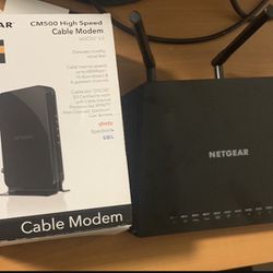 Cable Modem and Netgear Router