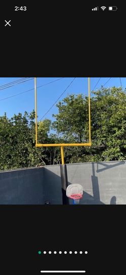 Premium Quality Powder Coated Realistic Mini Football Goalpost ~14ft
