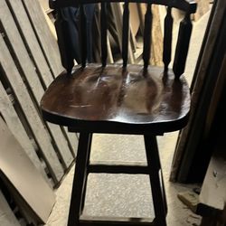 Wooden Barstool Make A Offer