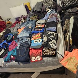 Over 57 items. Size sm/med clothes. Make offer for all. Pickup in spartanburg 