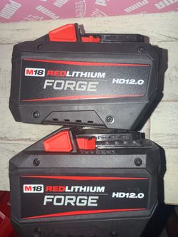 Milwaukee forge 12.0 batteries