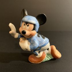 Disney Mickey Mouse Running with Football 3.5" Figurine by Schmid
