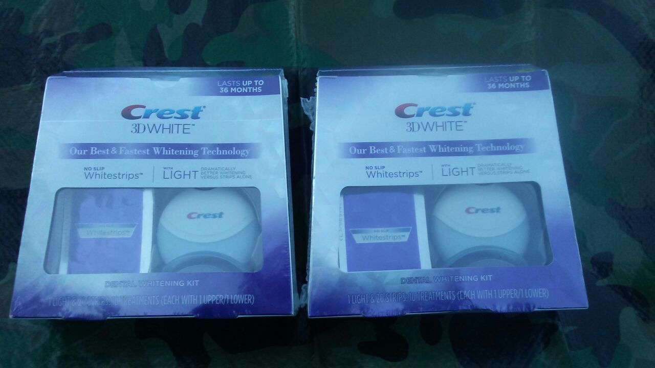 Brand New Unopened Crest 3D White Strips with UV Light