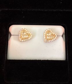 925ss heart earrings